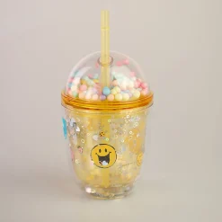 Bicchiere Con Cannuccia Collezione Smiley World
